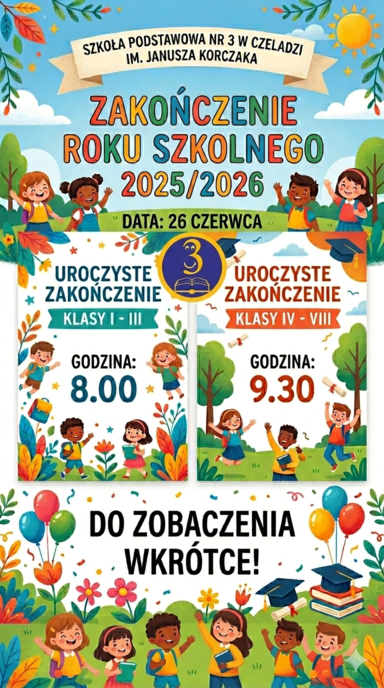zakończenie roku szkolnego
